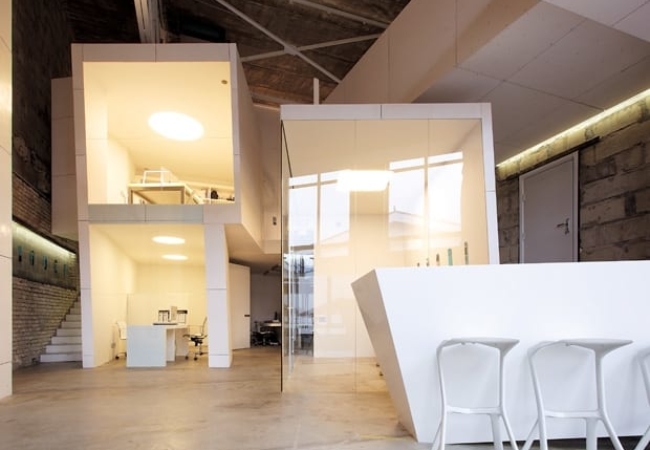 Nefa Research's converted factory in Moscow