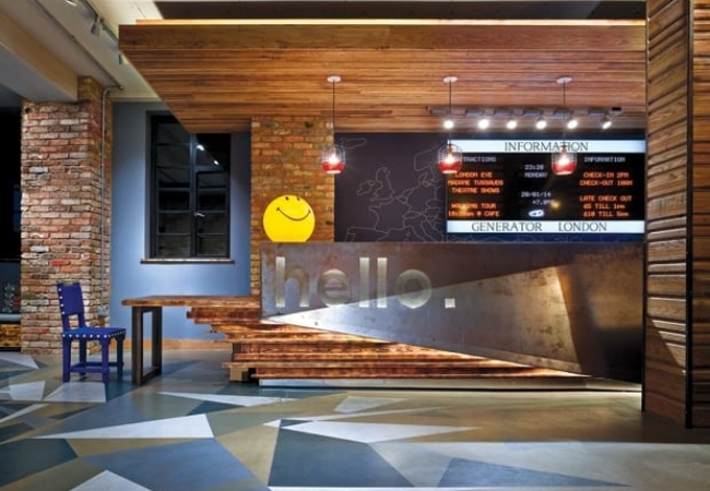 London's Generator hostel gets graphic makeover