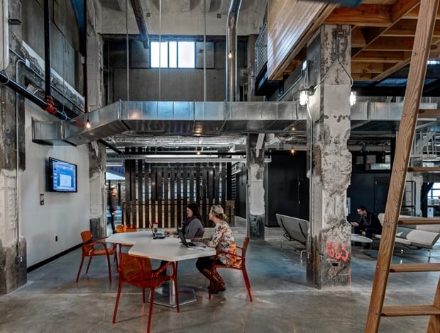 Detroit office wears its past on its sleeve