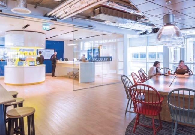 Aukett Swanke creates 'Pit Stop' at tech firm HQ