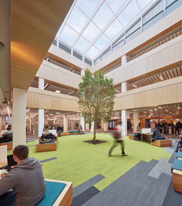 Lancaster University library by Sheppard Robson OnOffice Design at Work