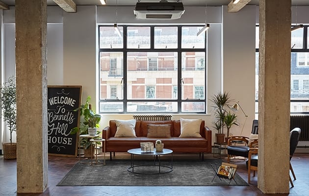 Dilapidated Georgian bank in Birmingham converted into Shoreditch-style office loft