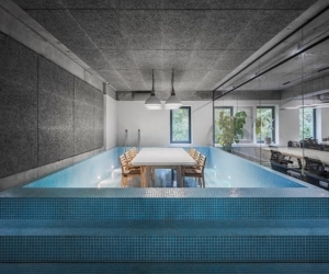 Take a dip: The quirky Kiev office making a splash with a swimming pool meeting room