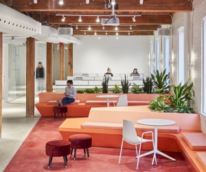 Canada's Lift & Co gets a colourful new office in a former Church of Scientology building