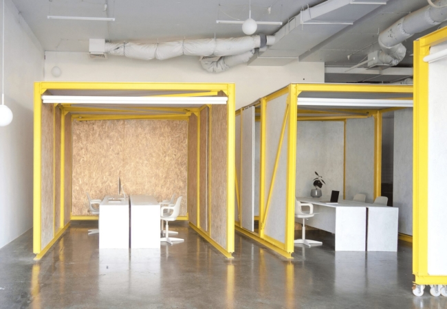 From the Archive: Studio Edwards insert steel-framed pods into warehouse office