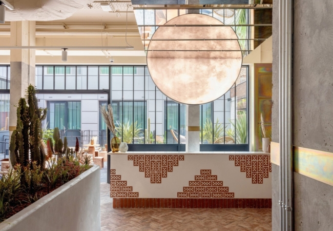 Holloway Li create Joshua Tree-inspired co-working space at South London hotel