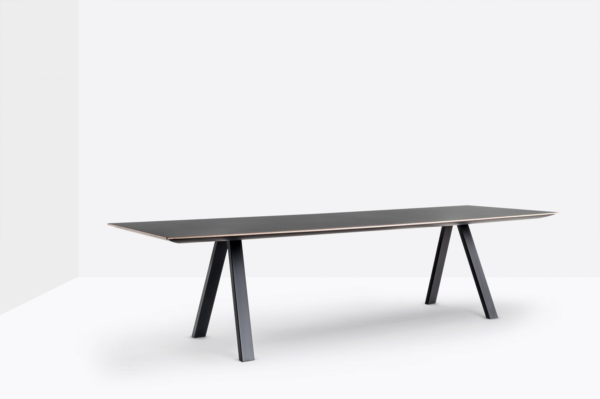 Long grey table