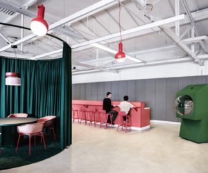 Studio Aisslinger creates a colourful new headquarters for LOQI
