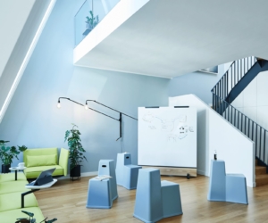 Studio Besau-Marguerre teams up with Vitra to design WorkLifeSpace in Hamburg's Apartimentum