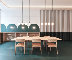 A modern workspace design inspired by London's historic Covent Garden