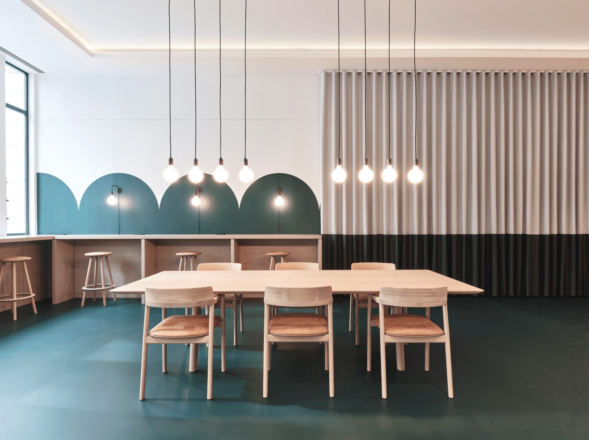 A modern workspace design inspired by London's historic Covent Garden