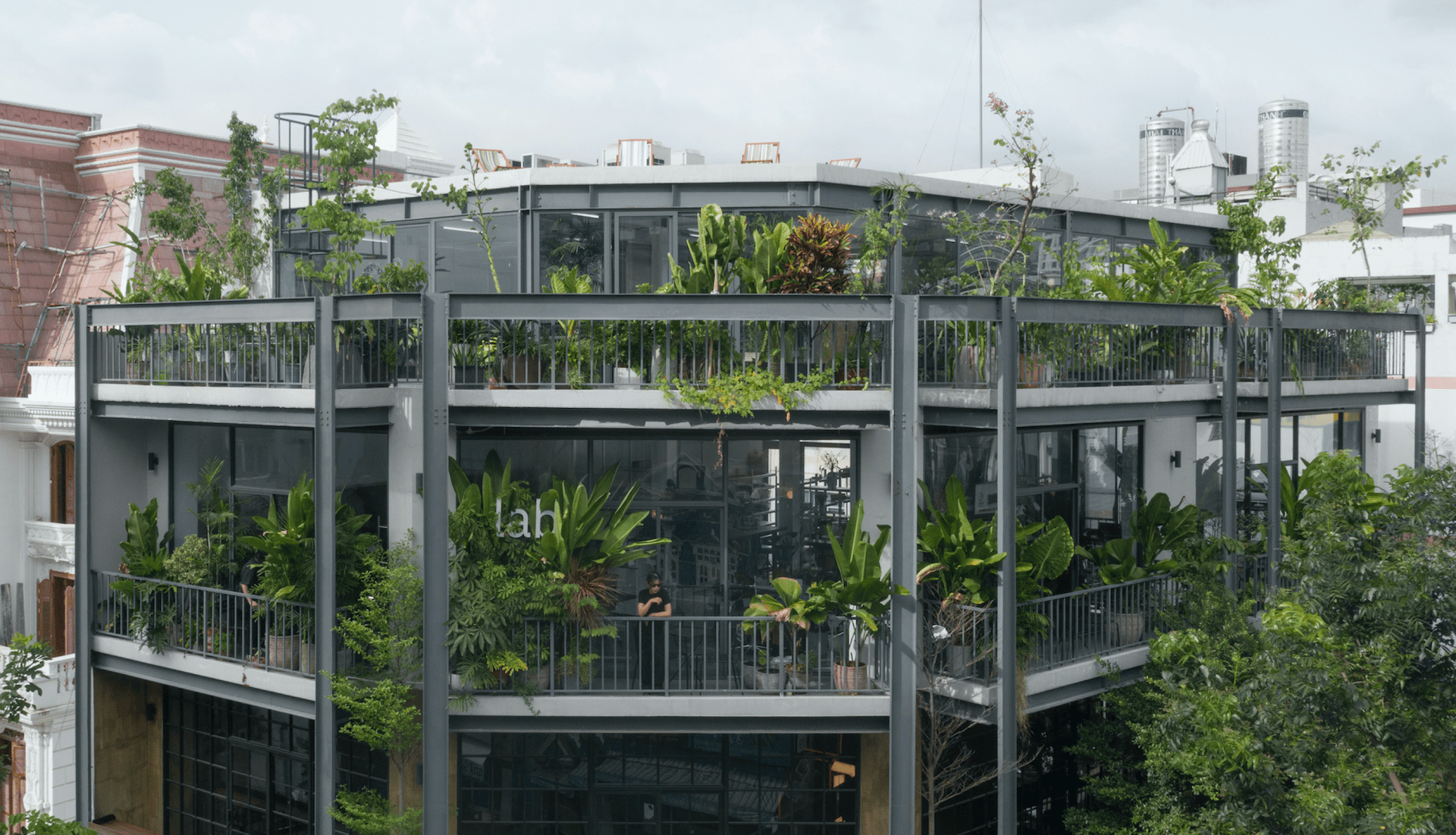 This leafy Vietnamese office brings nature into the workplace