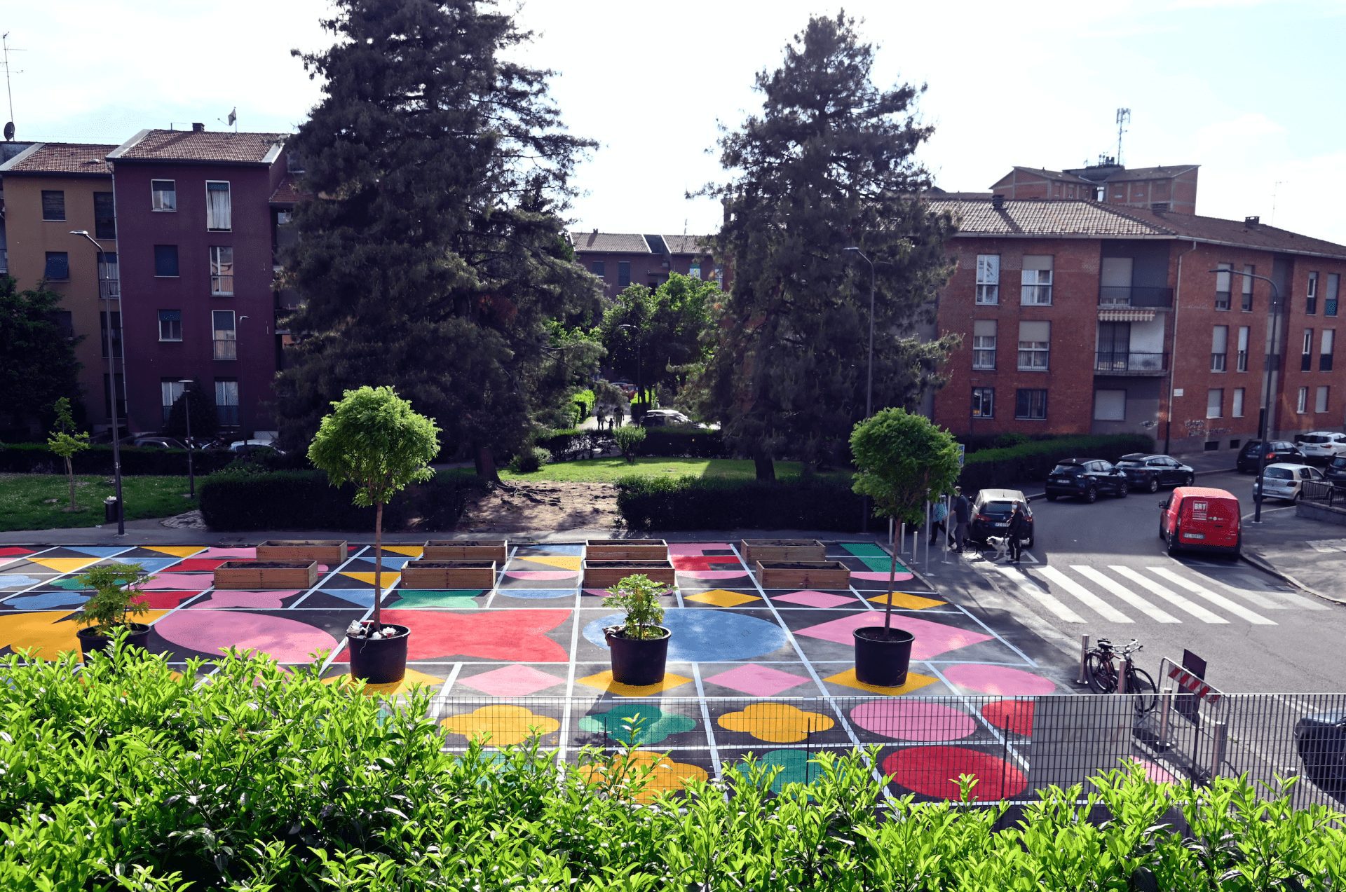 Serena Confalonieri, Quadra, Milan, Piazza Aperte, art, community project, OnOffice magazine