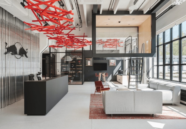 MXCF Architekci designs collaborative headquarters for Red Bull in Warsaw