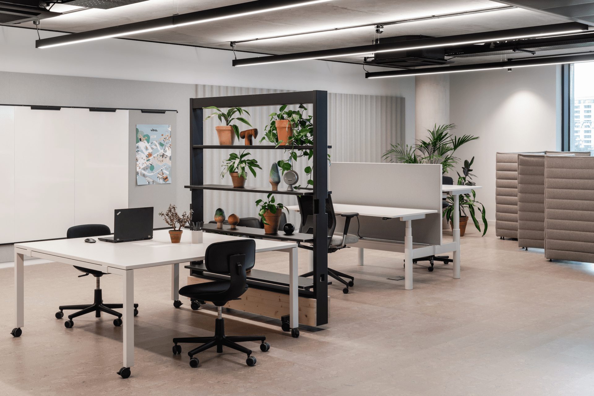 Vitra, Rolling Stock Yard, Squire and Partners, London, office, flexible workspace, future of work, vitra future of work, OnOffice magazine