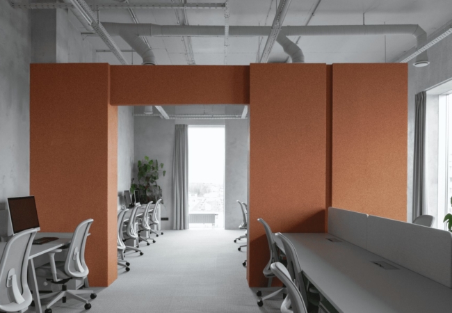 Kotra Architects designs Minsk office interior as concrete box