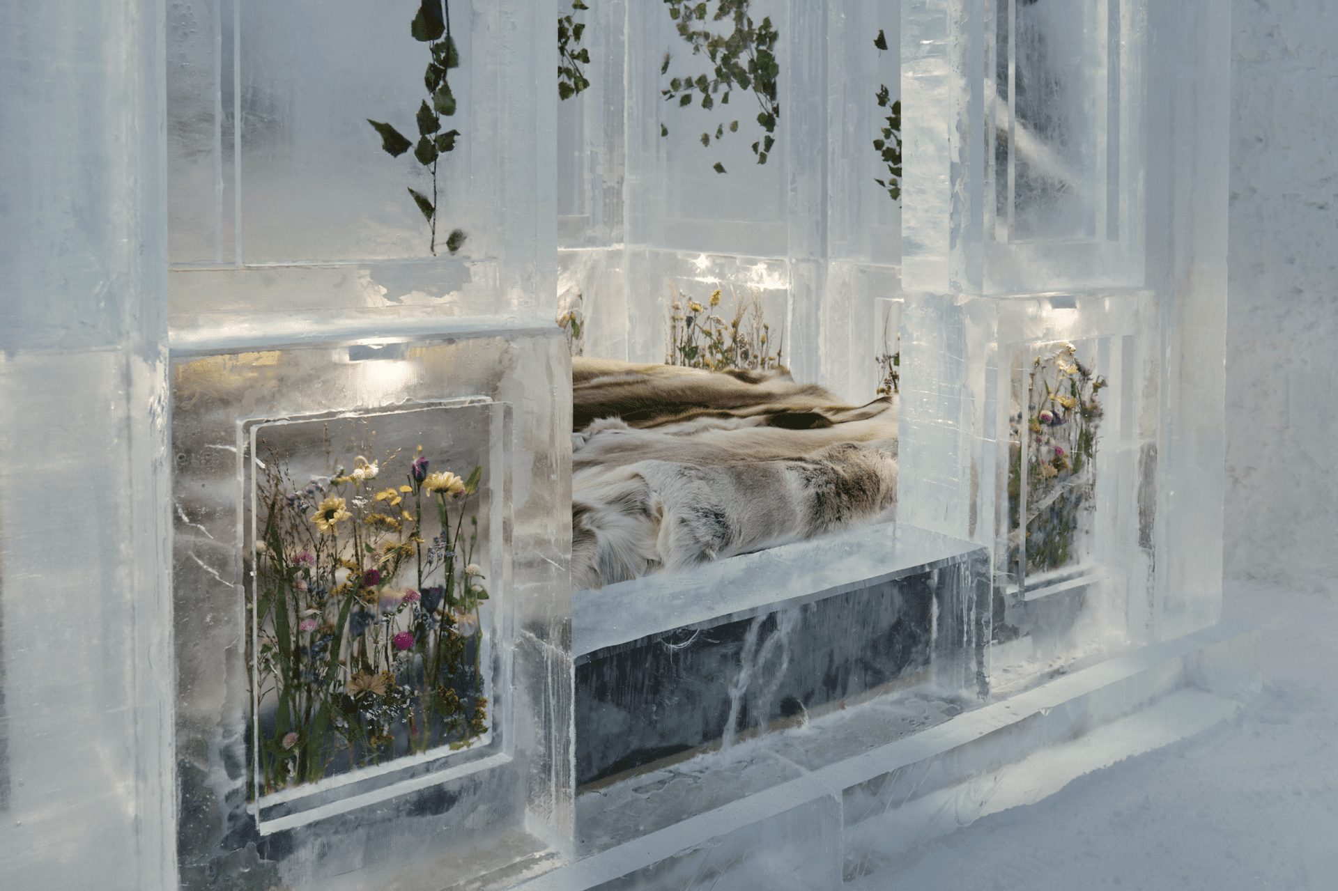 icehotel, sweden, Bernadotte and Oscar Kylberg, hospitality, design, interiors, ice architecture, icehotel 365, OnOffice magazine