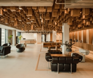 A contemporary office in Warsaw takes its interior inspiration from science fiction film Inception