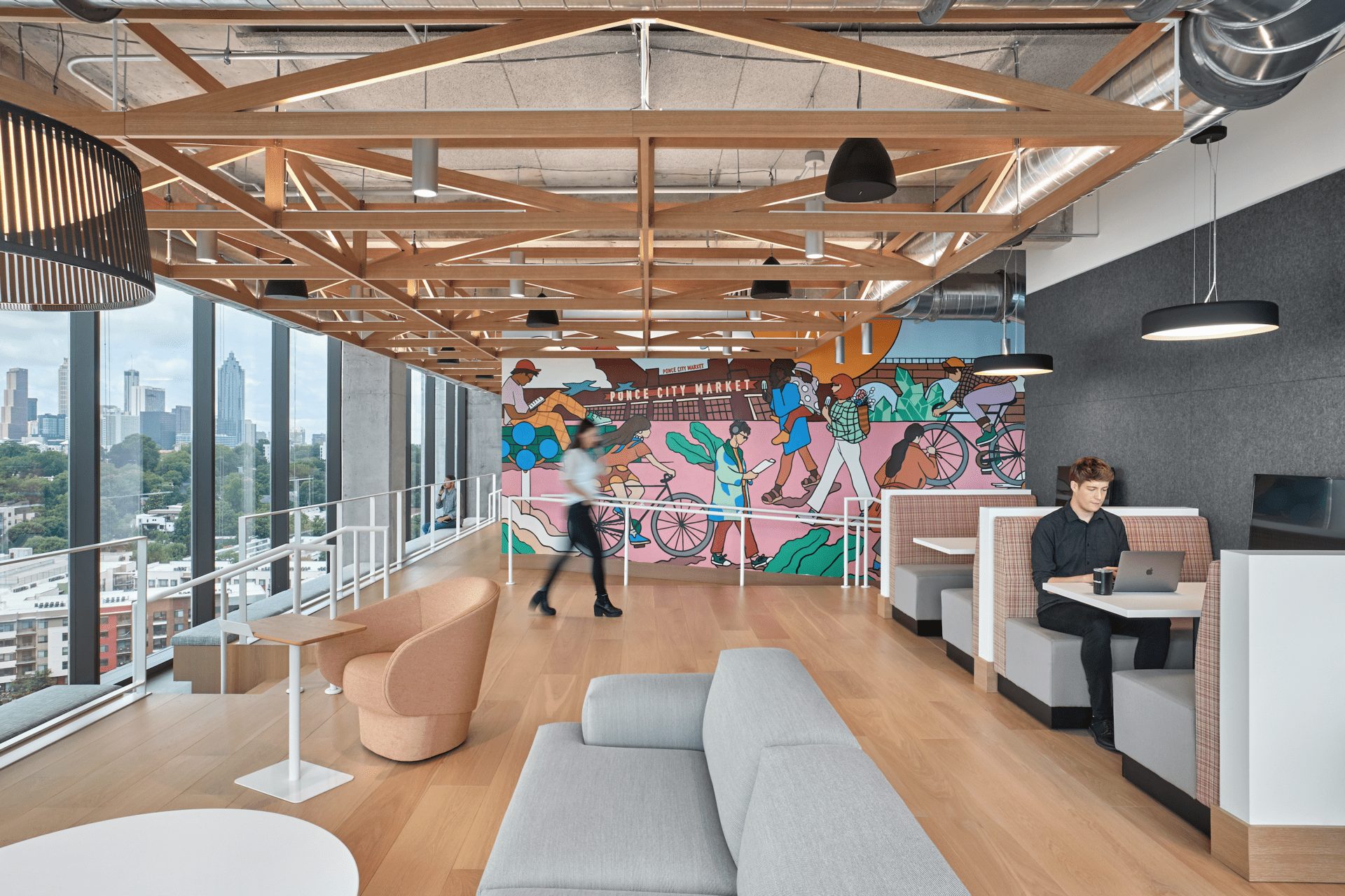 perkins&will, atlanta, usa, office interior, workplace design, art, office design, OnOffice magazine