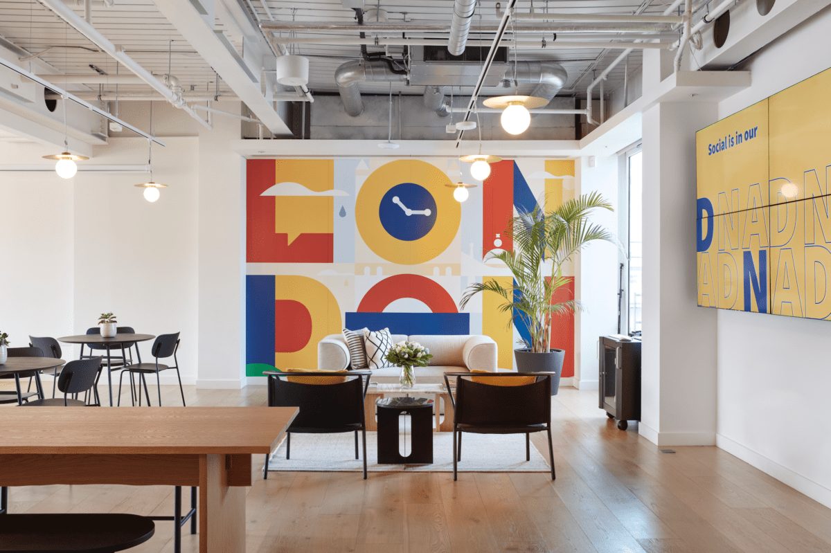 labs, london, office interior, workplace wellbeing, employee wellbeing, Hootsuite, OnOffice magazine