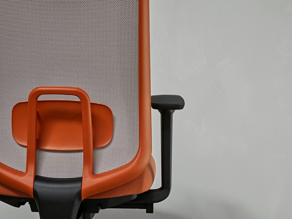 sia task chair boss design detail