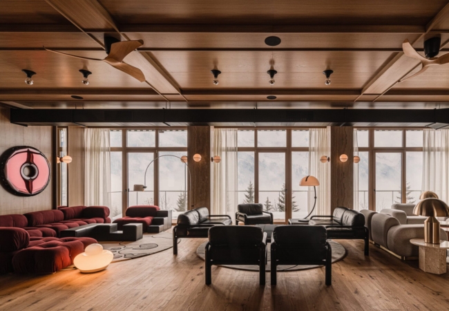 The Cōmodo, a boutique hotel in the  Alpine town of Bad Gastein, breathes new life into a previously abandoned health clinic