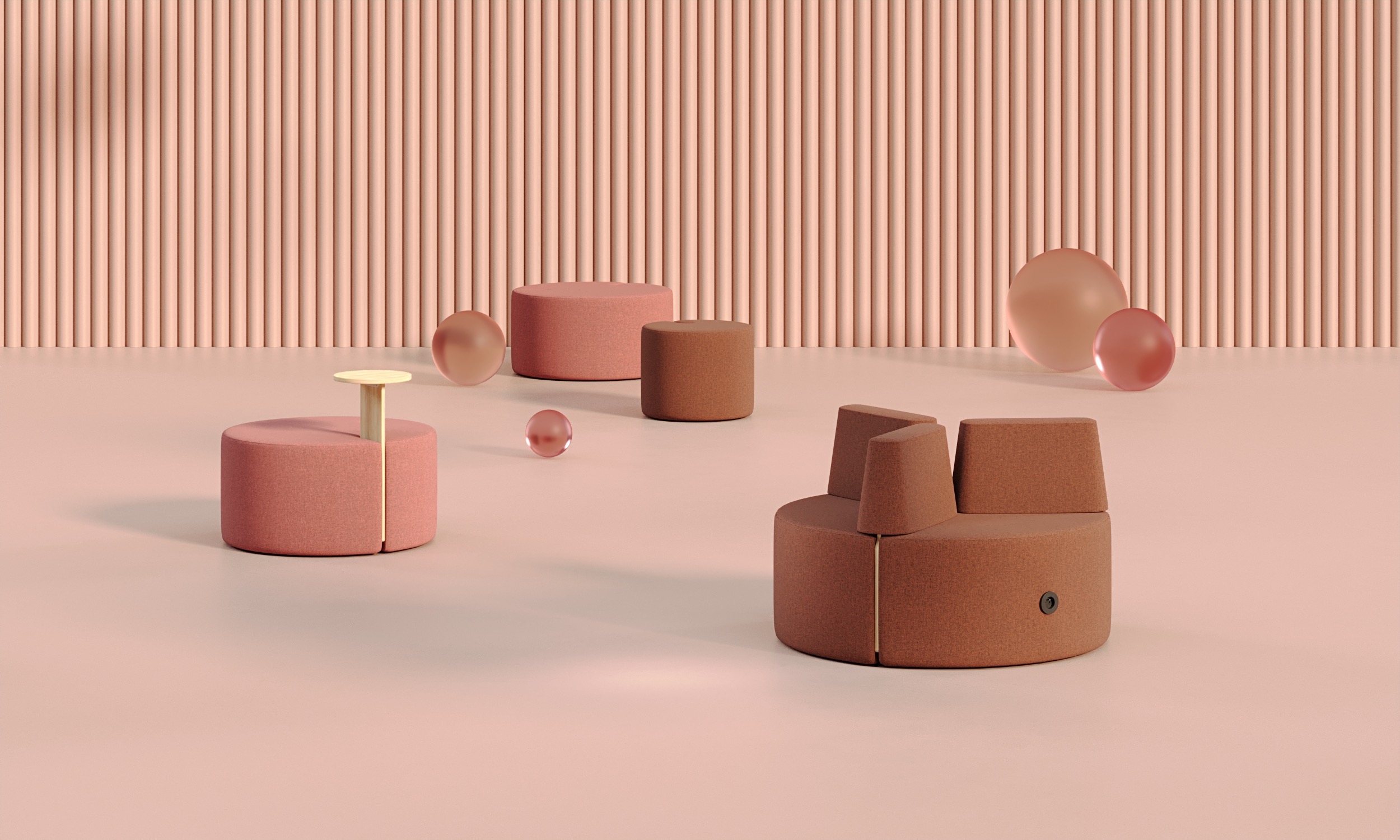 Tri.ply Pouffes Nowy-Styl