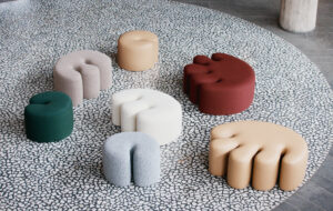 Palma Poufs by Kusheda Mensah for Hem